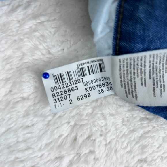 Mavi Jeans Pants Men's 36X28  Blue Stretch Denim Jake Slim Leg - INSEAM ALTERED - Picture 6 of 11